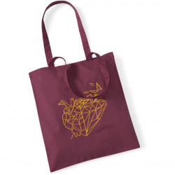 Totbag Coeur Géométrique