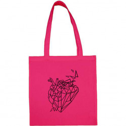 Totbag Coeur Géométrique