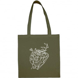 Totbag Coeur Géométrique