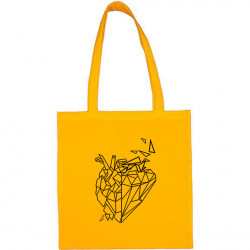 Totbag Coeur Géométrique