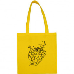 Totbag Coeur Géométrique