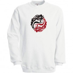 Pull Drangon tribal YIN YANG