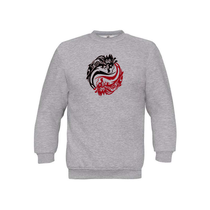 Pull Drangon tribal YIN YANG