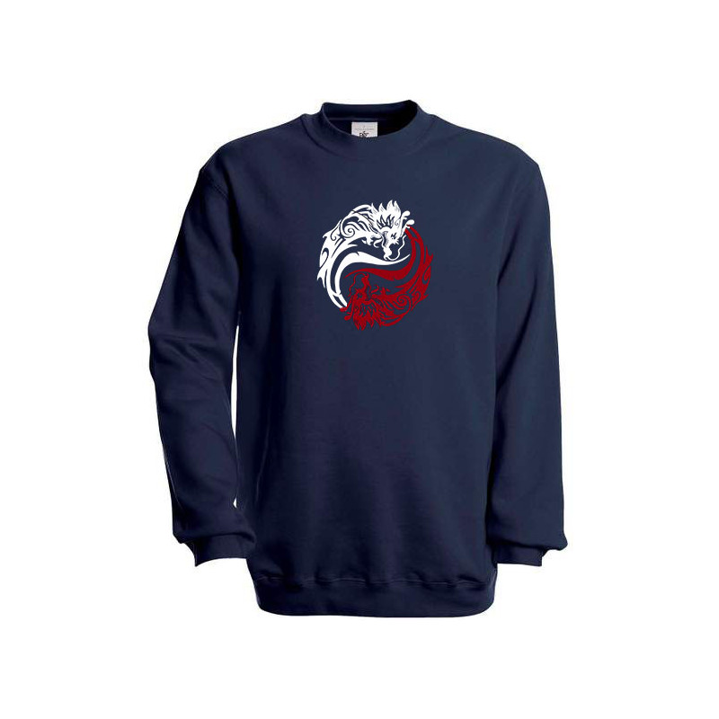 Pull Drangon tribal YIN YANG