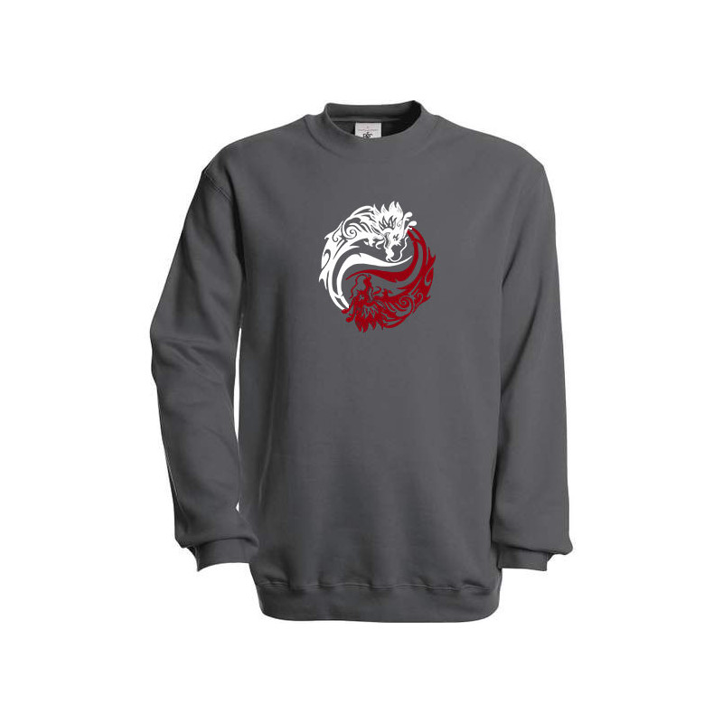Pull Drangon tribal YIN YANG