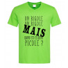 T-shirt Col en V On picole?