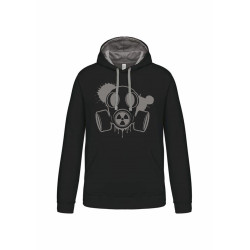 Hooded bicolore Biohazard