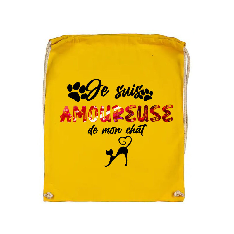 Drawbag Je suis amoureuse de mon chat