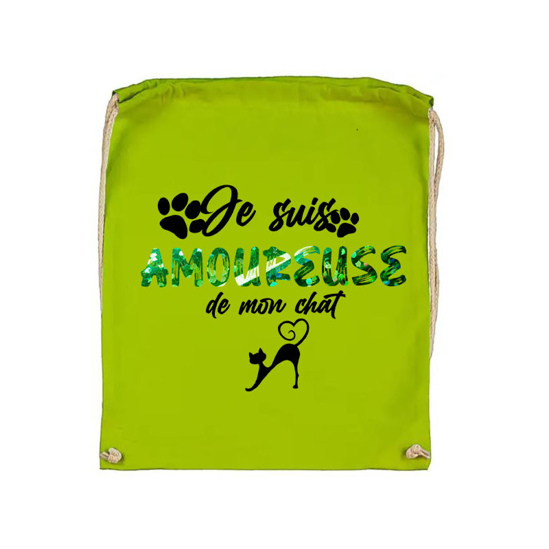 Drawbag Je suis amoureuse de mon chat