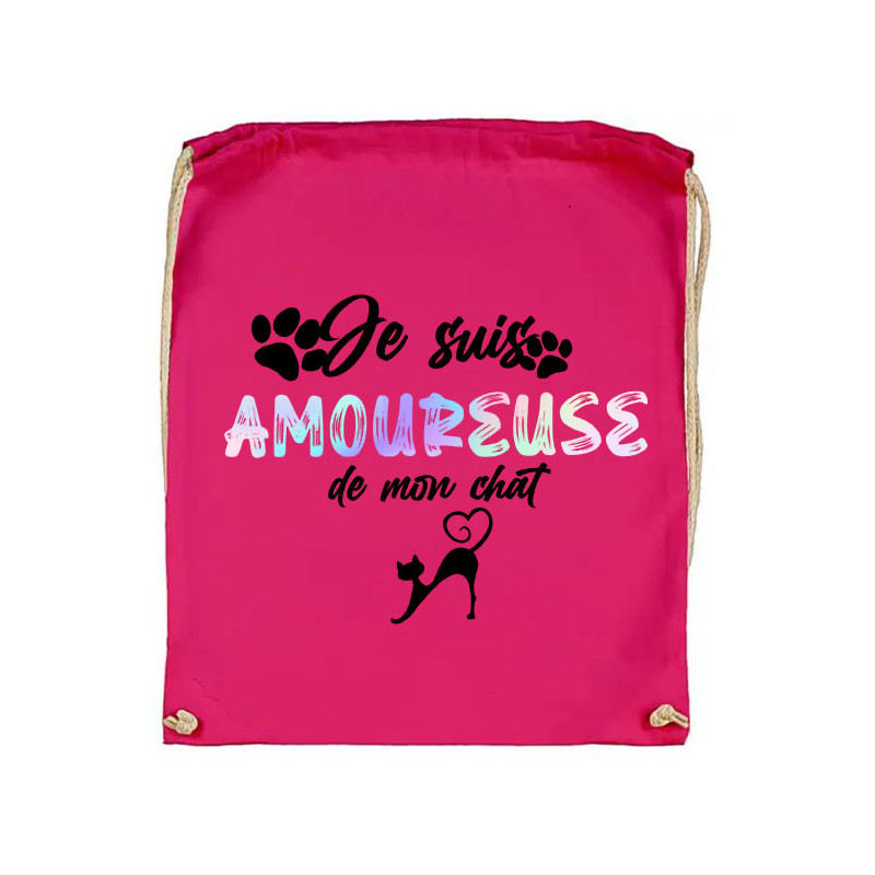 Drawbag Je suis amoureuse de mon chat