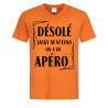 Tee-shirt désolé Jacky m’attend