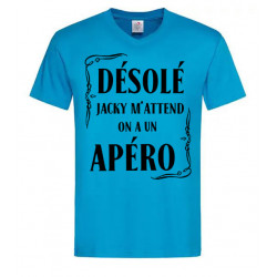 T-shirt désolé Jacky m’attend