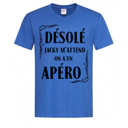 T-shirt désolé Jacky m’attend