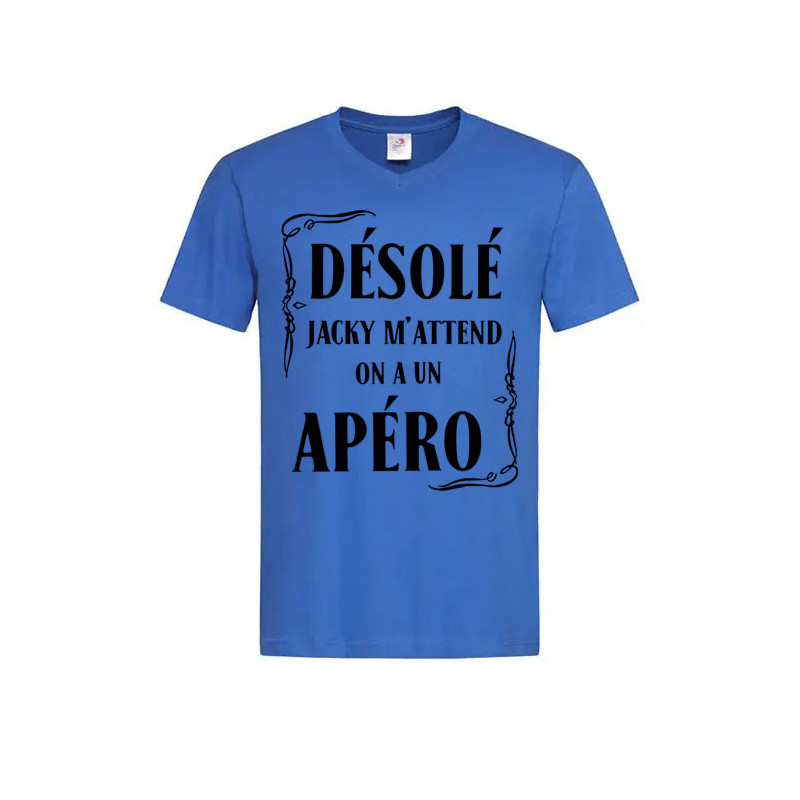 T-shirt désolé Jacky m’attend