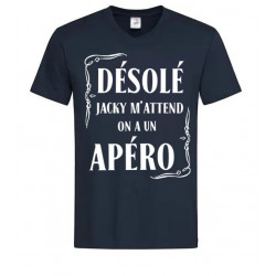 T-shirt désolé Jacky m’attend