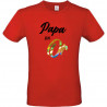 T-shirt Papa en Or