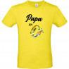T-shirt Papa en Or