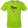 T-shirt Papa en Or