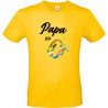 T-shirt Papa en Or