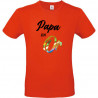 T-shirt Papa en Or