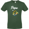 T-shirt Papa en Or