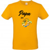 T-shirt Papa en Or